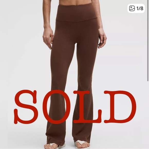 lululemon athletica Pants - Brown Groove Nulu Super-High-Rise Flared Pant Size 4